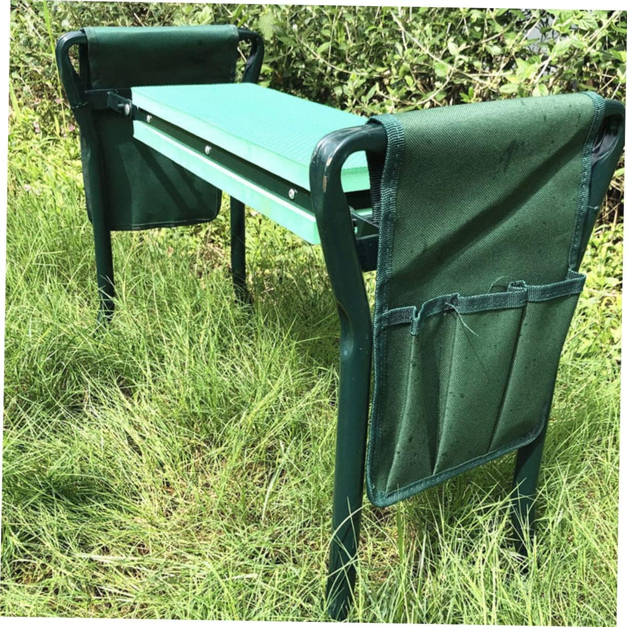 2pc Garden Kneeling Tool Bags Storage Pouches for Kneeler Seat Compact Easy to Carry for Gardening Tools and Accessories Green - Image 5