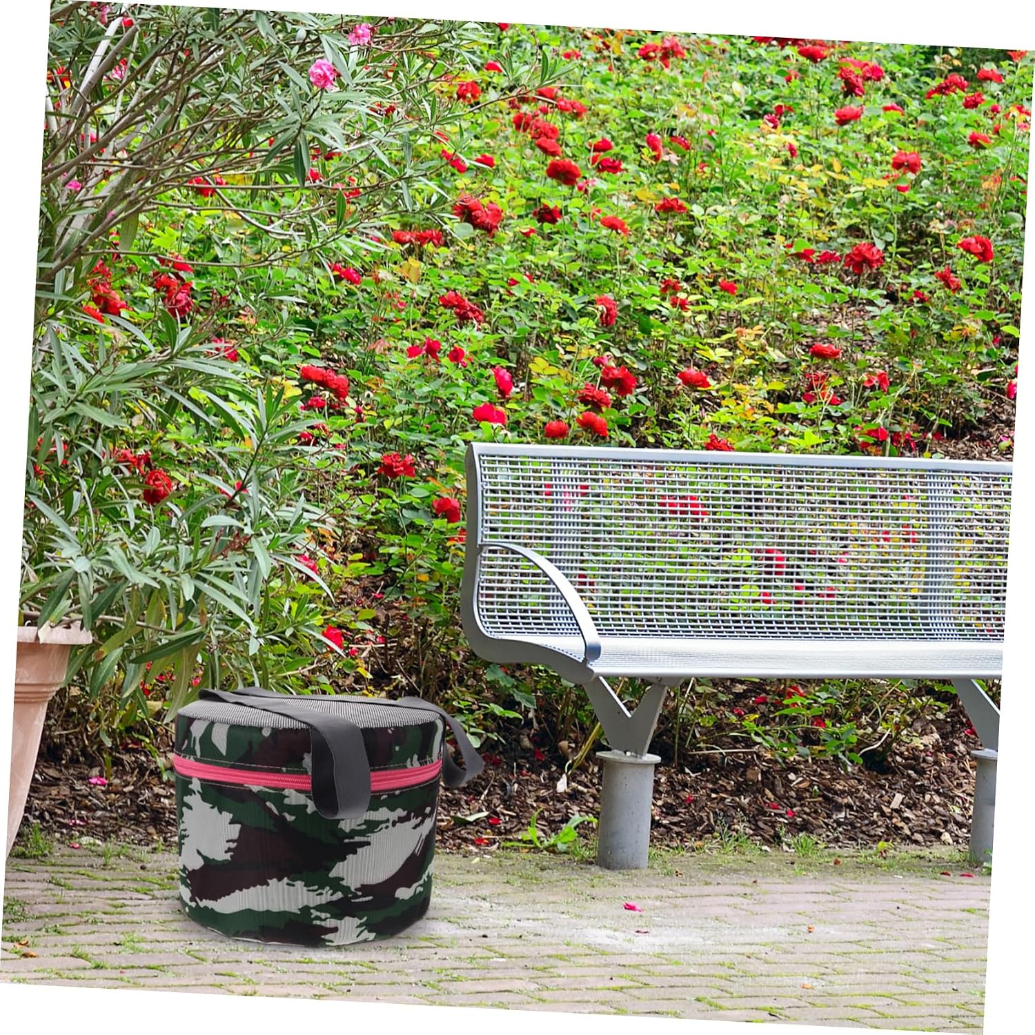 Lightweight Gardening Stool with Tool Pouch Portable Multi-Functional Camp Seat for Fishing Hiking and Outdoor Activities Durable and Cloth Design - Image 4