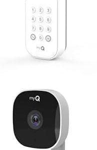 myQ Smart Garage Door Video Keypad + myQ Smart Indoor Security Camera