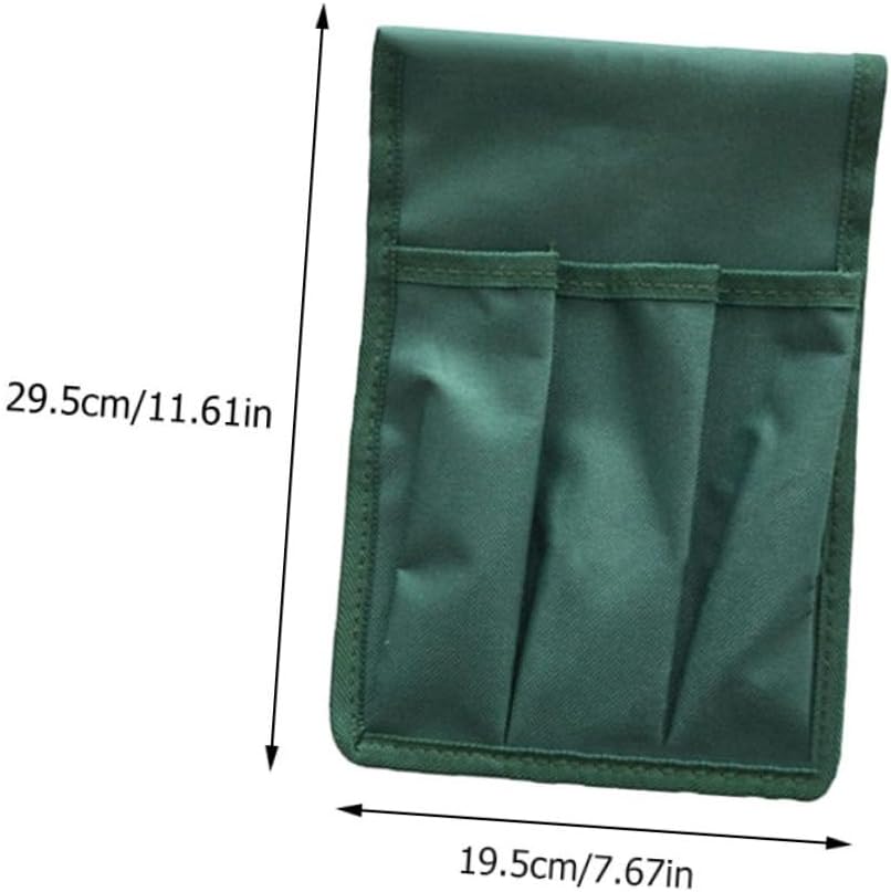 2Pc Garden Kneeler Stool Bags Portable Storage Pouches for Organization Durable Kneeling Seat Bags for Gardeners Maintenance Personnel and Outdoor Activities Green - Image 3