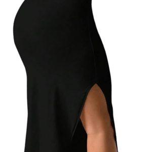 GORGLITTER Women's Backless Maxi Dress Evening Gowns Formal Elegant Classy Cocktail Club Open Back Going Out Sun Dress