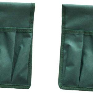 YARNOW 2pc Gardening Tool Pouches Kneeler Seat Pouches Kneeler Seat Bags Easy Storage