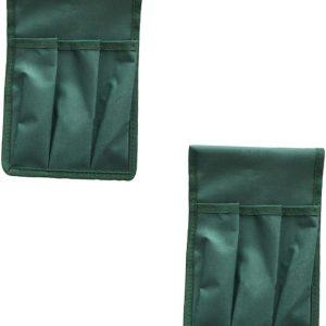 2pc Garden Kneeling Pad Bags Heavy Duty Tool Storage Bags for Gardening Bench Kneeler Seat Extra Thick Pads