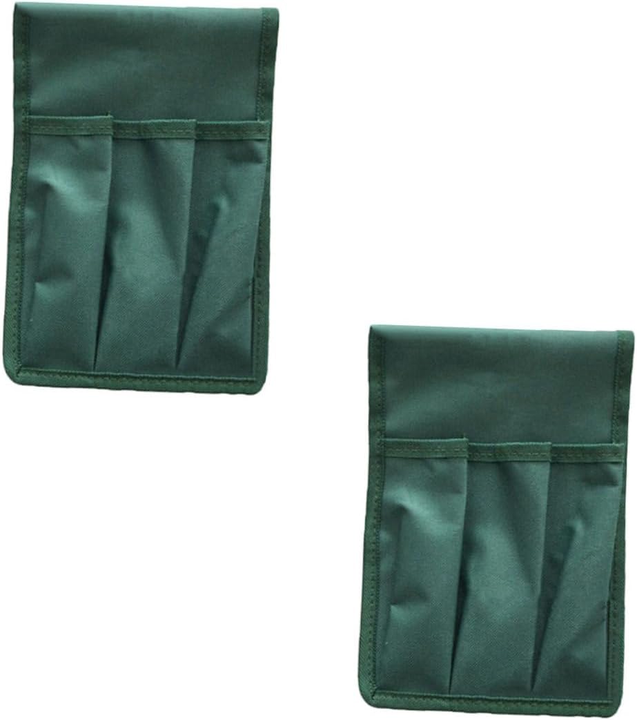 2pc Garden Kneeling Pad Bags Heavy Duty Tool Storage Bags for Gardening Bench Kneeler Seat Extra Thick Pads
