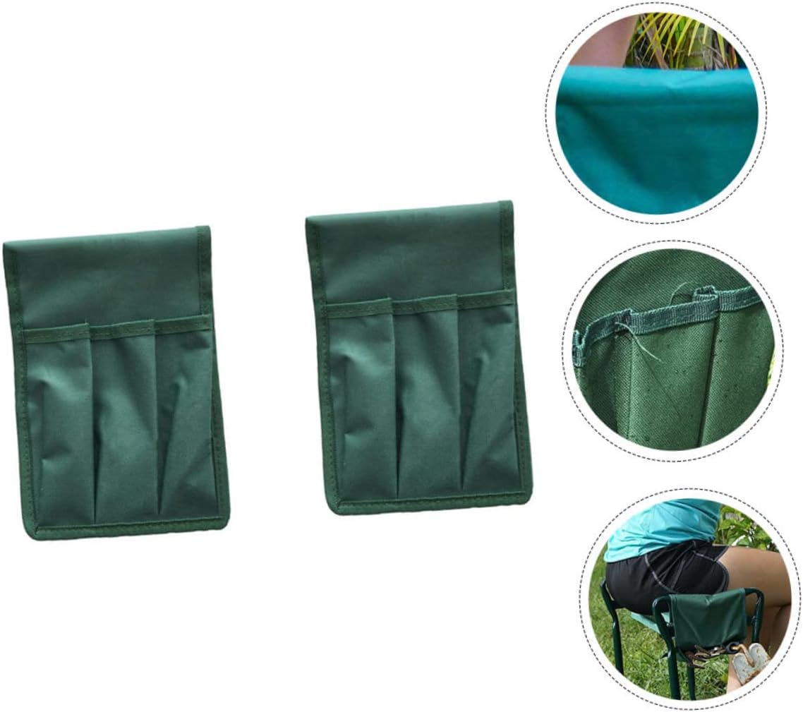 2pc Garden Kneeling Pad Bags Heavy Duty Tool Storage Bags for Gardening Bench Kneeler Seat Extra Thick Pads - Image 9