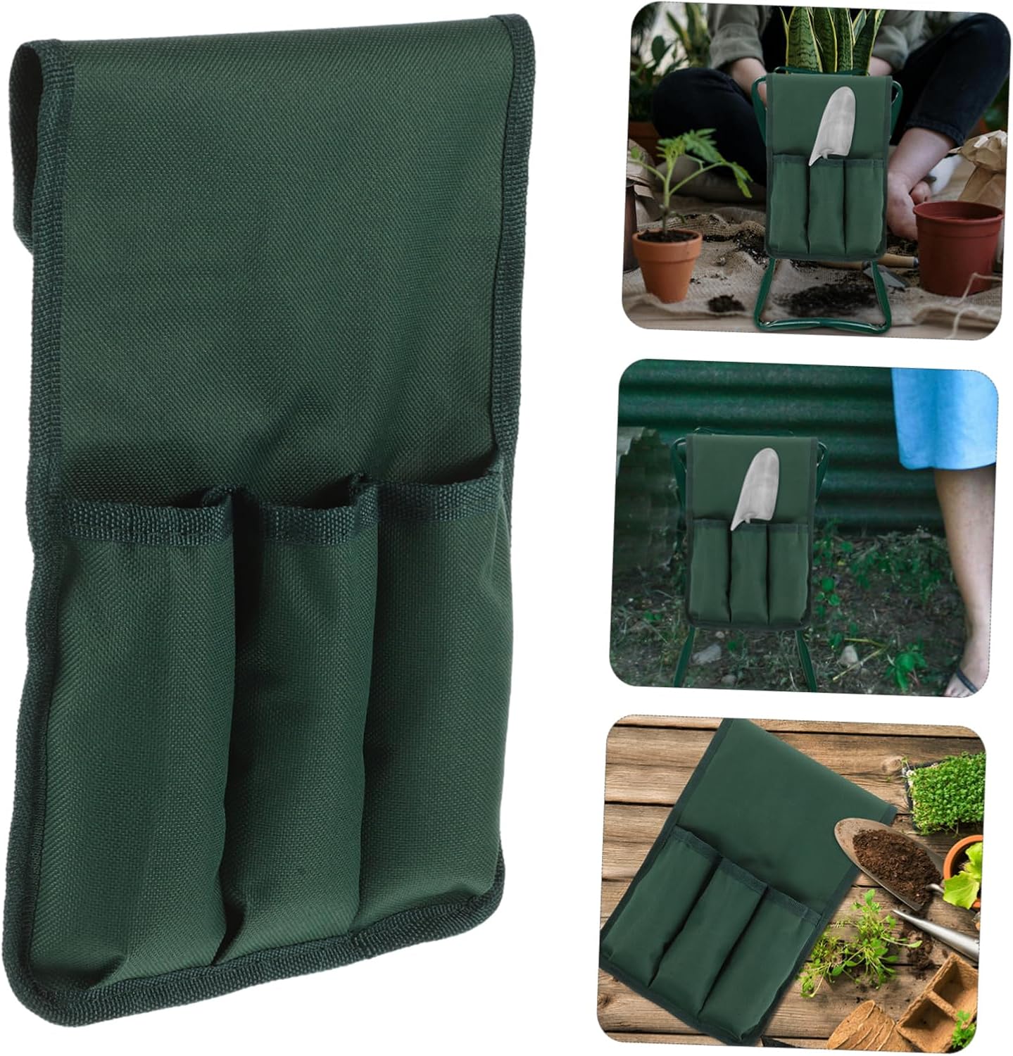 GANAZONO Gardening Kneeling Bench Bag Weeding Tool Pouch Kneeler Seat Storage Portable Tool Bag - Image 7