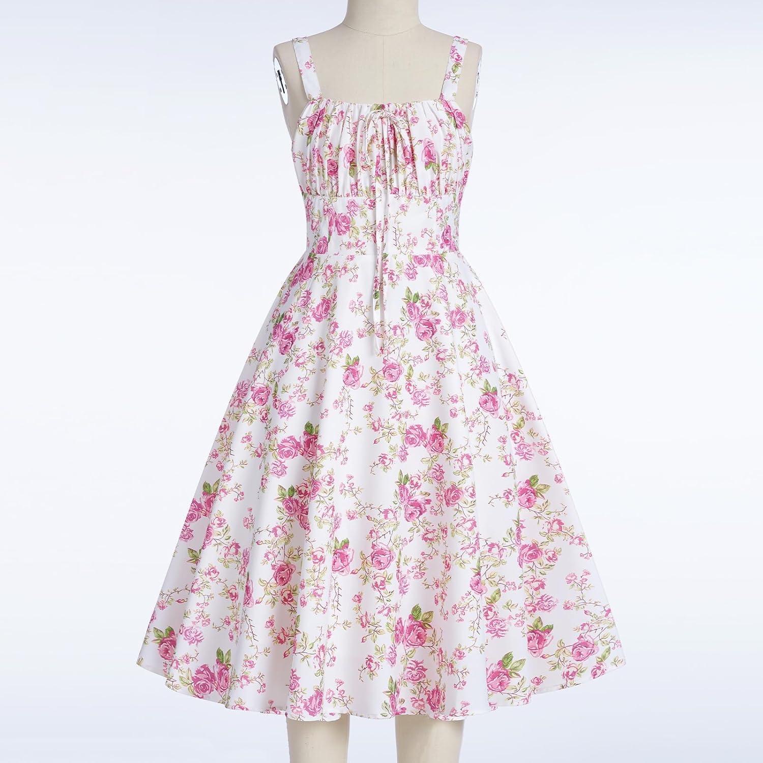 ODIZLI Tween Girls Long Corset Dress for Middle School Dance Party Summer Vacation Sundresses Holiday Junior Dresses - Image 2