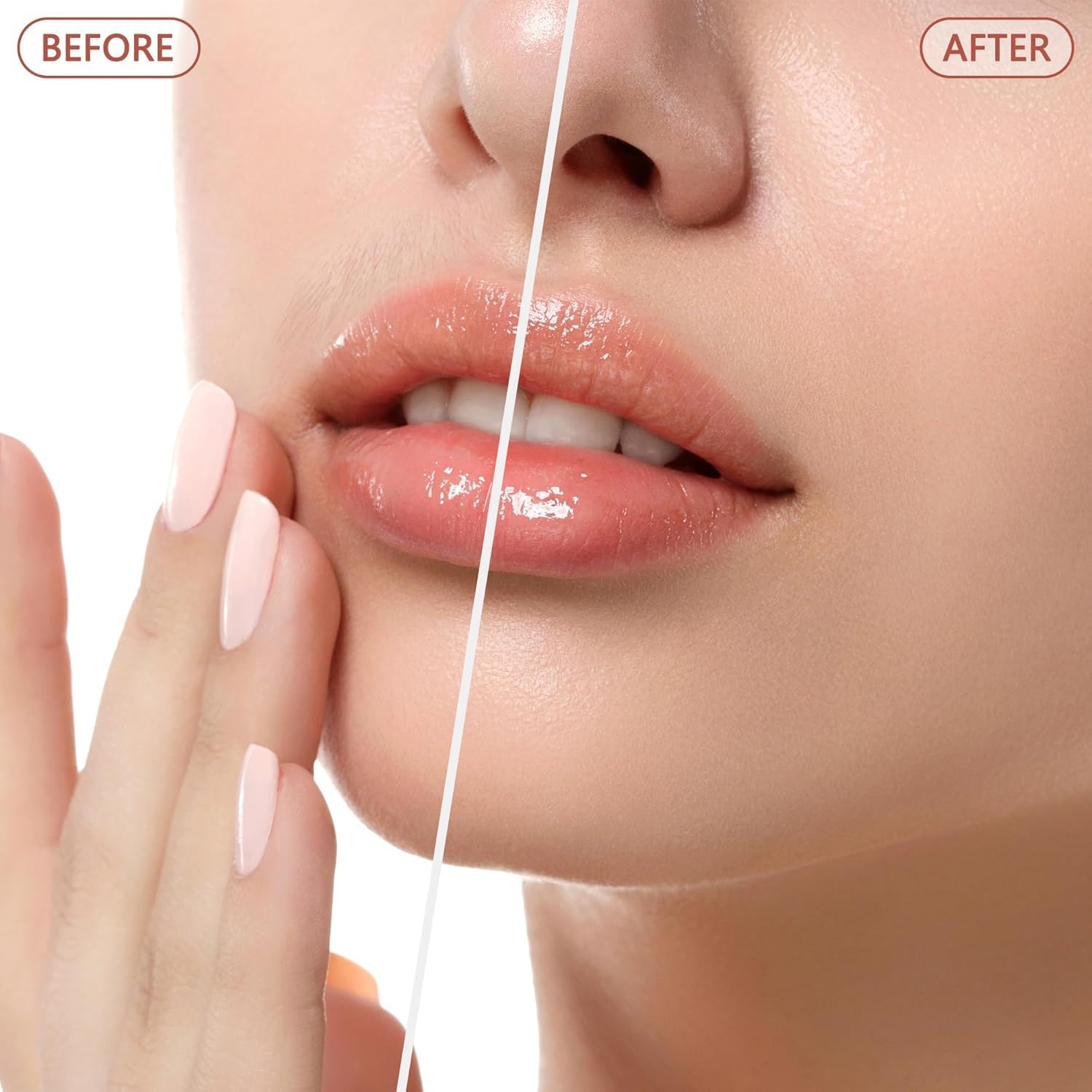 Rechargeable Facial Hair Removal for Women - as Seen on TV Painless Face Shaver - Electric Hair Remover for Face Lips Peach Fuzz with Light (Blue) - Image 3