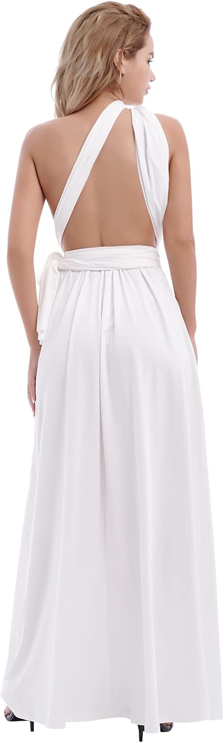 Womens Transformer Evening Dress Maxi Cocktail Wrap Convertible Multi Way Floor Long Formal Gown - Image 5