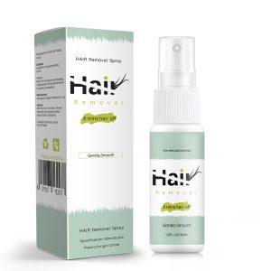 Hair Removal Spray, Mild Painless Facial Hair Remover Cream for Underarm, Arm, Leg, Bikini Areas Body Hair Depilatories Product for Women Men 30ml