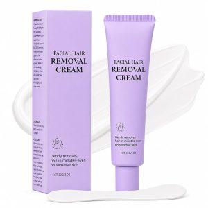 Facial Hair Removal Cream for Women, Sensitive Skin Depilatory, 1.0 Fl Oz