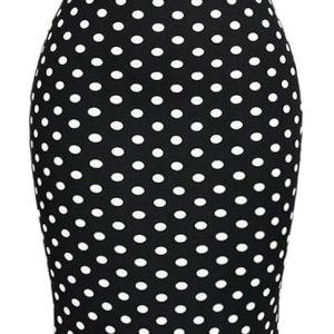 Milumia Women's Polka Dots Frill Trim Cami Dress Fishtail Maxi Dresses
