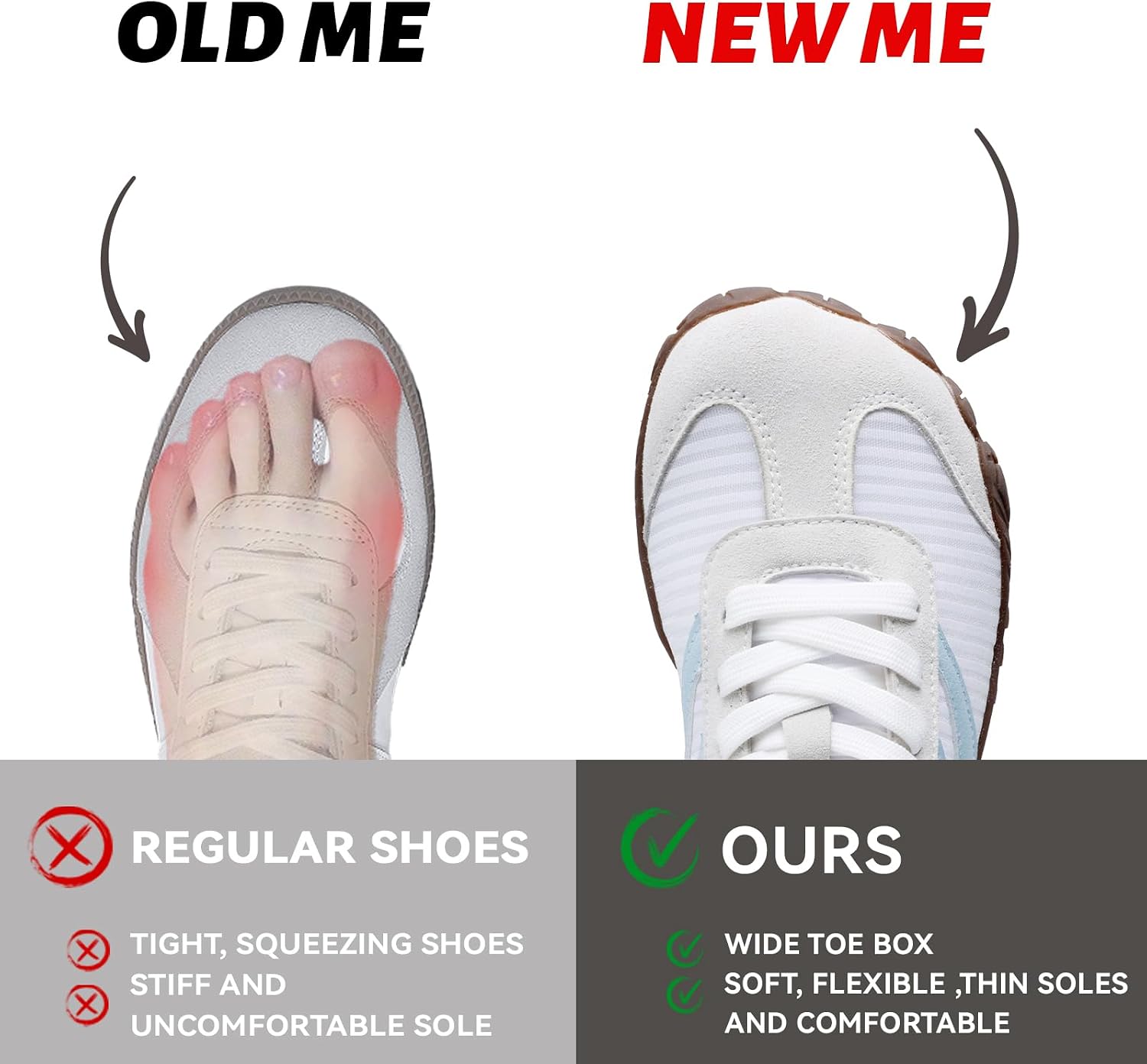 Barefoot Shoes Women Men - Wide Toe Box Sneakers Women Casual Tennis Shoe - Image 5