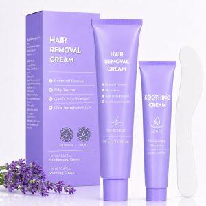 Hair Removal Cream, Facial Hair Removal Cream for Women with Soothing Cream