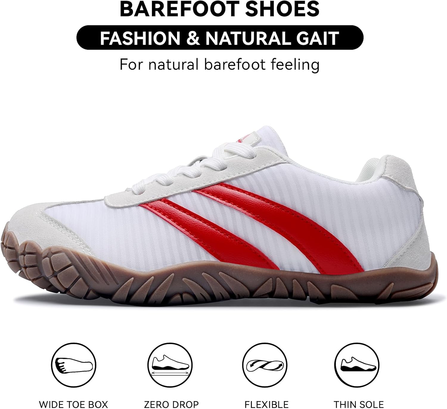 Barefoot Shoes Women Men - Wide Toe Box Sneakers Women Casual Tennis Shoe - Image 2