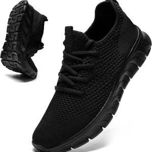 Tvtaop Mens Running Shoes Non-Slip Sneakers Tennis Gym Sport Shoes | Lightweight Walking Shoes,Breathable Gym Shoes for Men,Workout Gym Outdoor Sports,All-Day Comfort