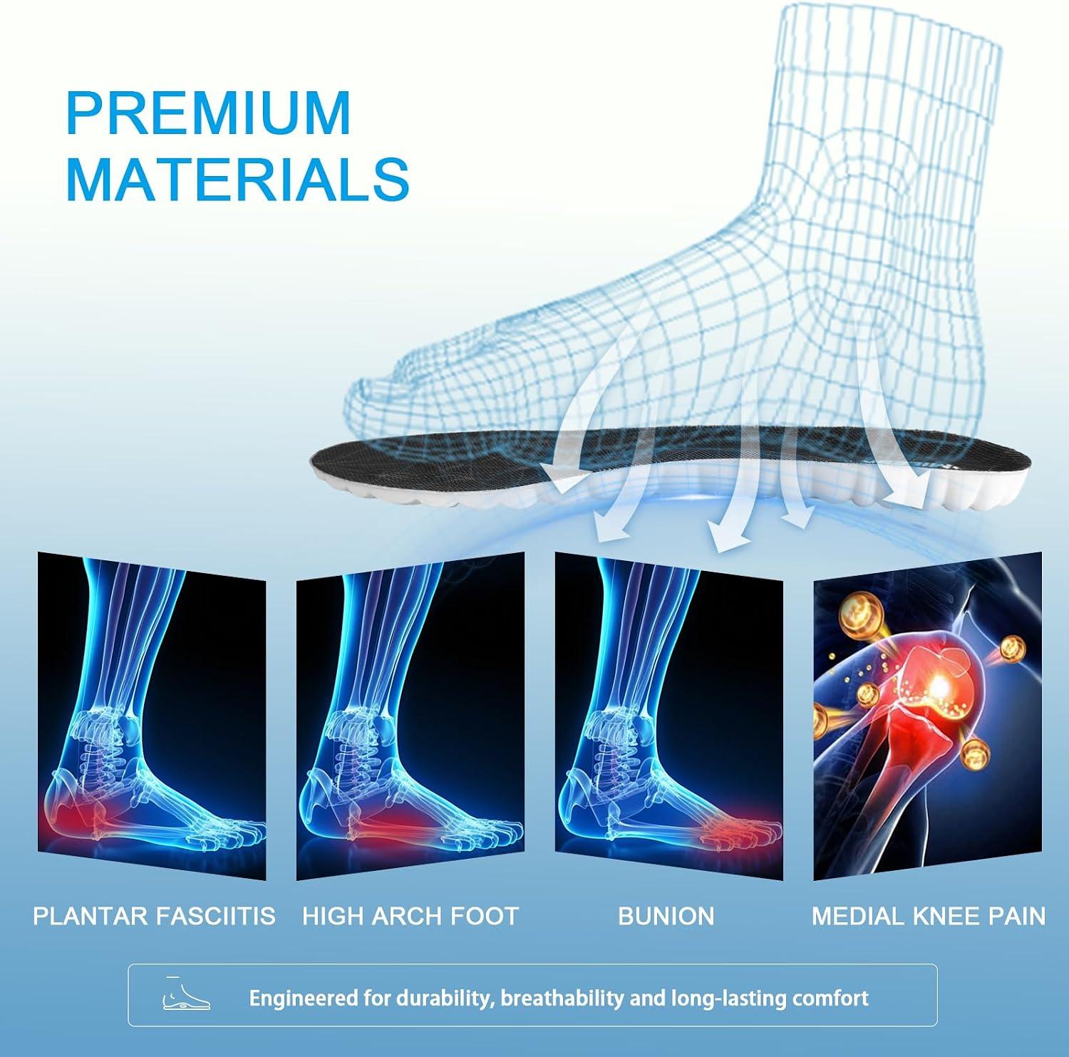 2 Pairs Cloud Insoles for Men & Women Size:255-285mm - Image 3