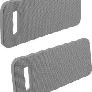 YWSHF 2 PCS Garden Kneeling Pad,Knee Mat Waterproof Foam Knee Pads for Gardening,Cleaning,Baby Bath,Yoga,Praying and Exercise 15.745'' x 7.09'' x 0.79'' Grey