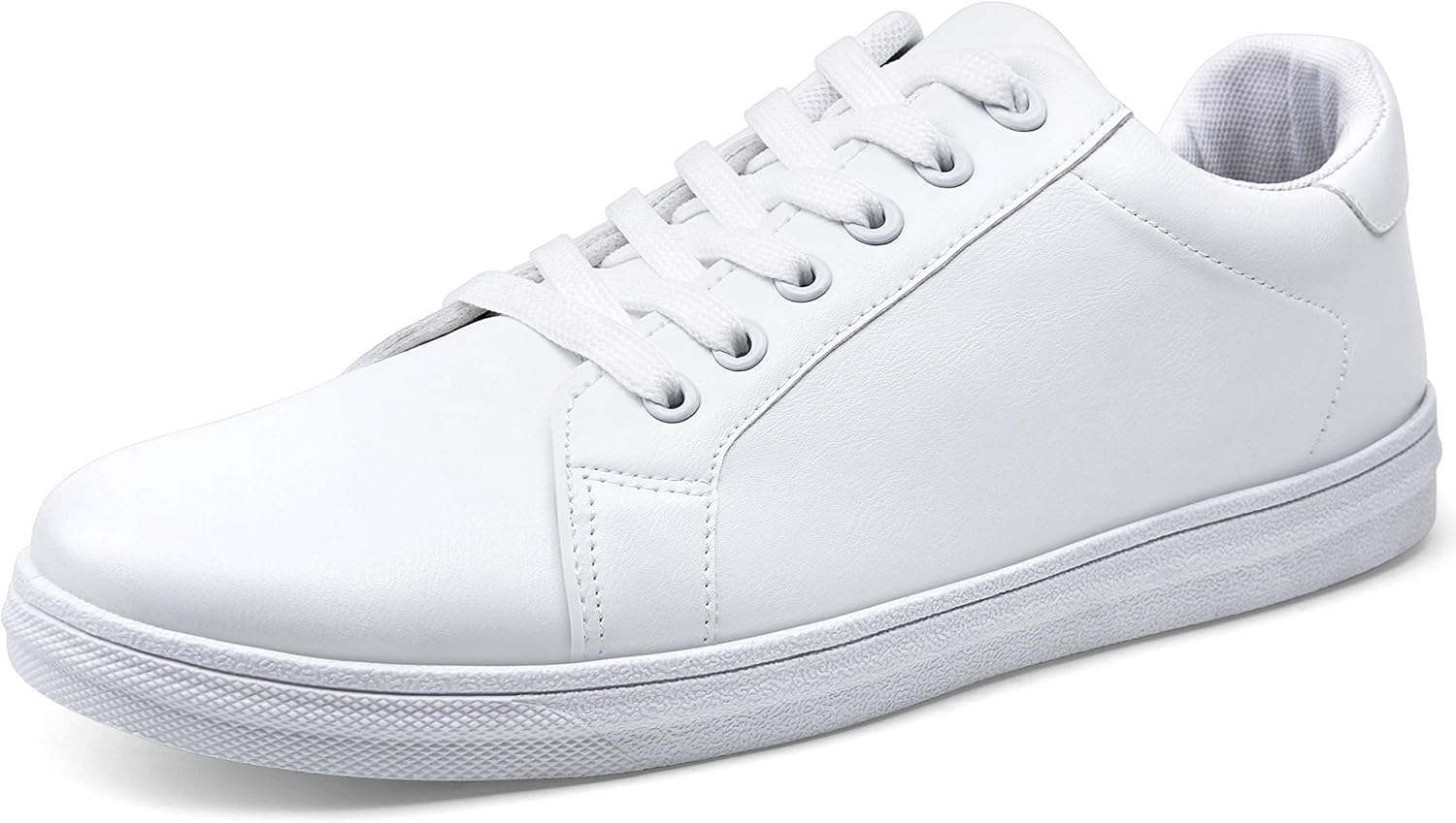 Jousen Men's White Shoes Casual White Sneakers - Image 9
