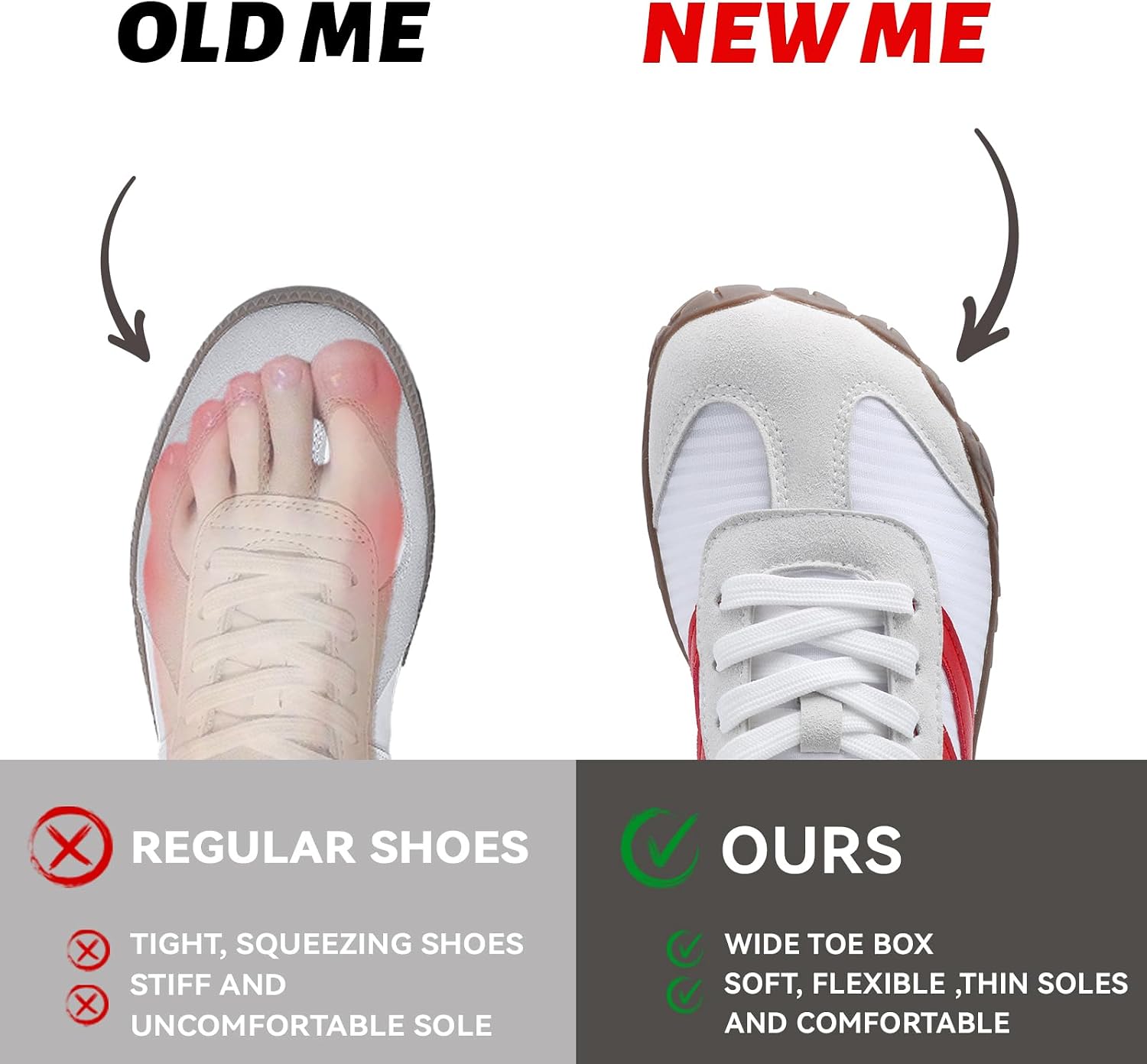 Barefoot Shoes Women Men - Wide Toe Box Sneakers Women Casual Tennis Shoe - Image 5