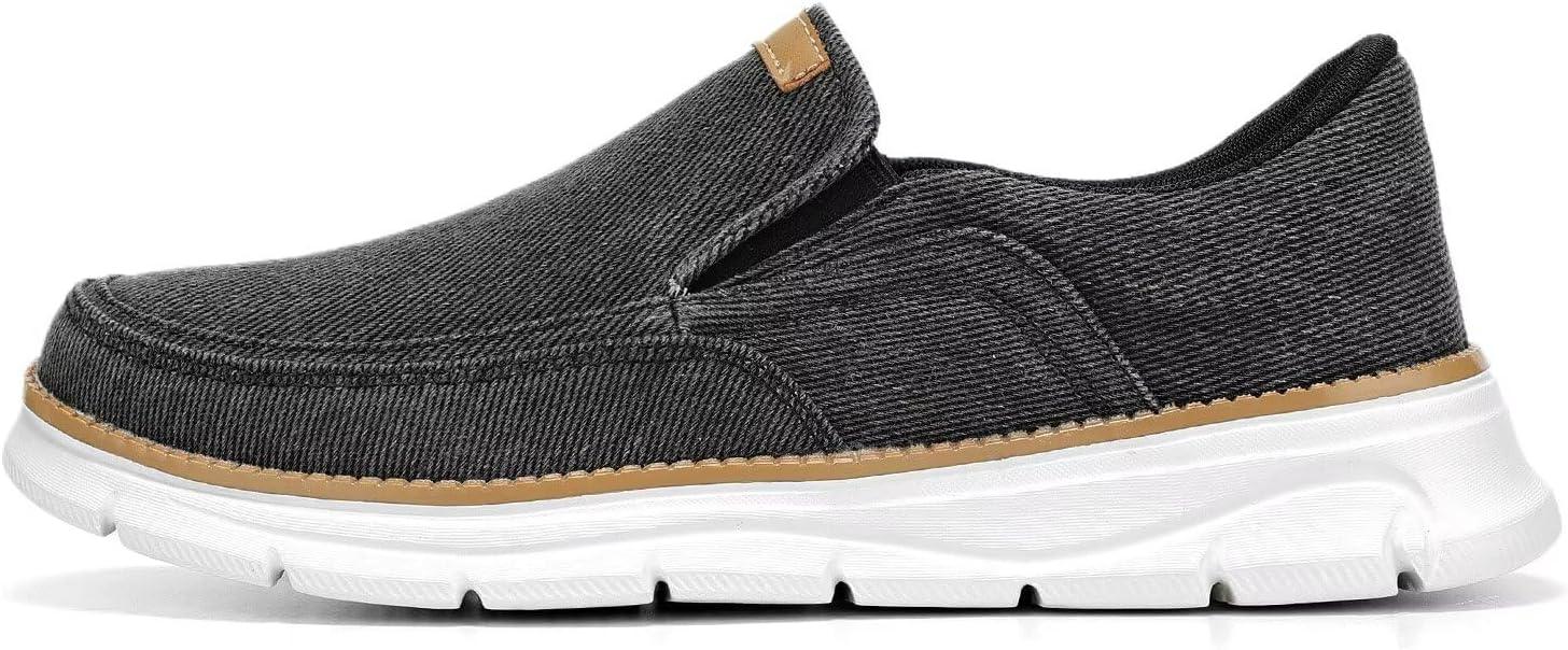 Mens Slip in Loafers Boat Slip On Casual Shoes Fashion Walking Dress Sneakers Work Lightweight Oxfords Soft Sole - Image 4