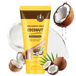 Hair Removal Cream for Sensitive Skin – Gentle Formula with Urea, Centella Asiatica, and Niacinamide; Reduces Ingrown Hairs and Irritation; Brightens Dark Underarms and Bikini Line 4 oz