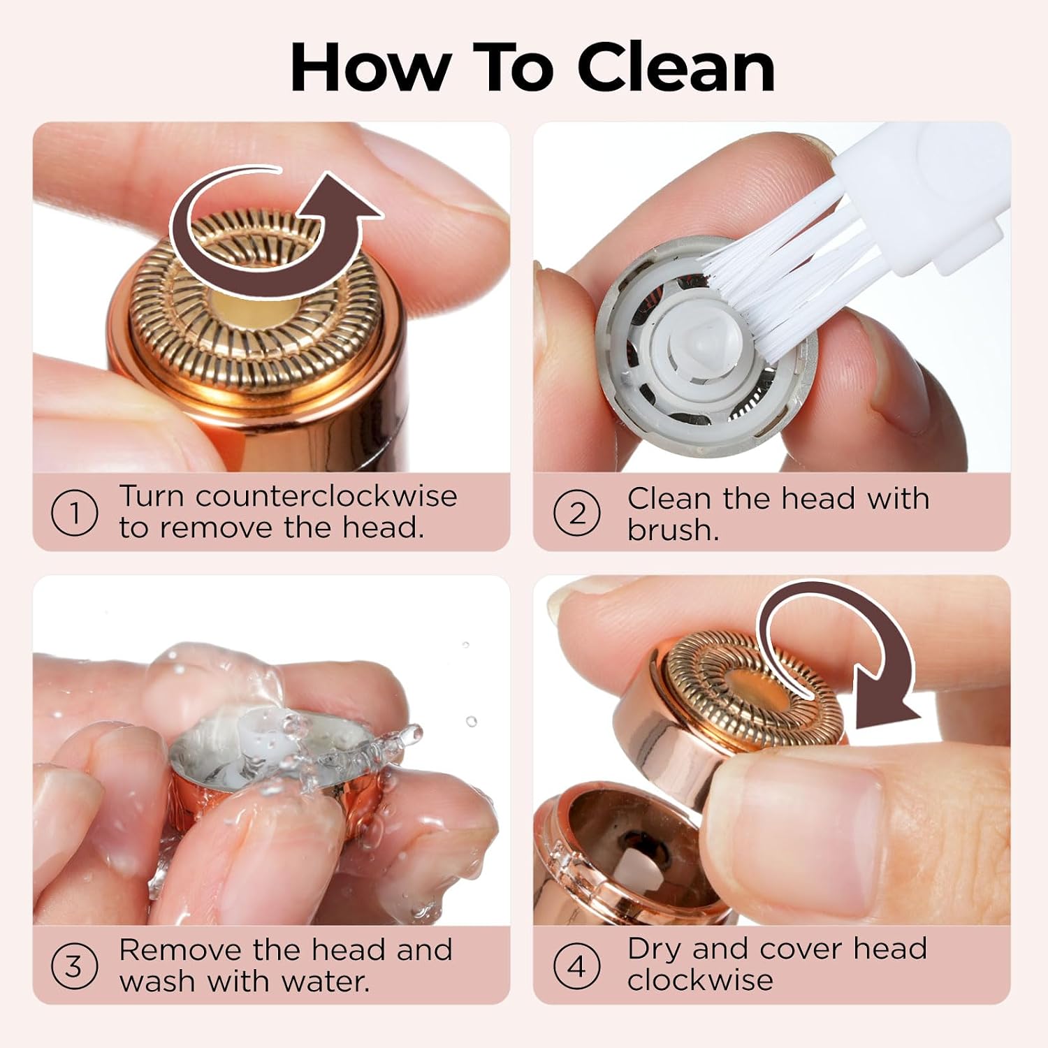 Facial Hair Removal for Women - as Seen on TV Painless Face Shaver - Image 7