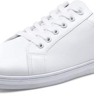 Jousen Men's White Shoes Casual White Sneakers
