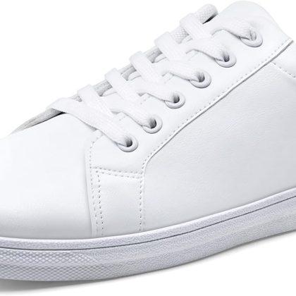 Jousen Men’s White Shoes Casual White Sneakers
