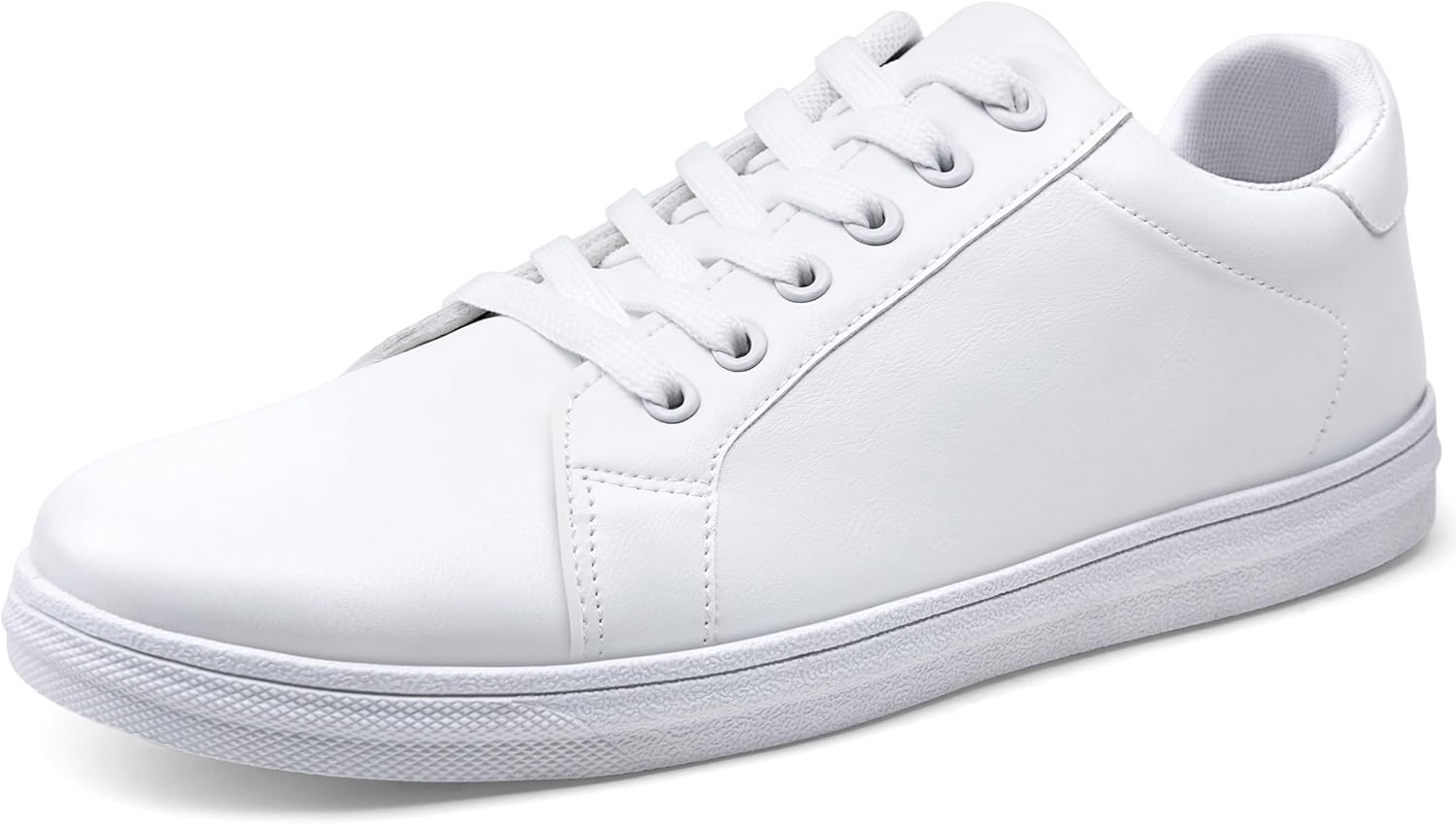 Jousen Men's White Shoes Casual White Sneakers