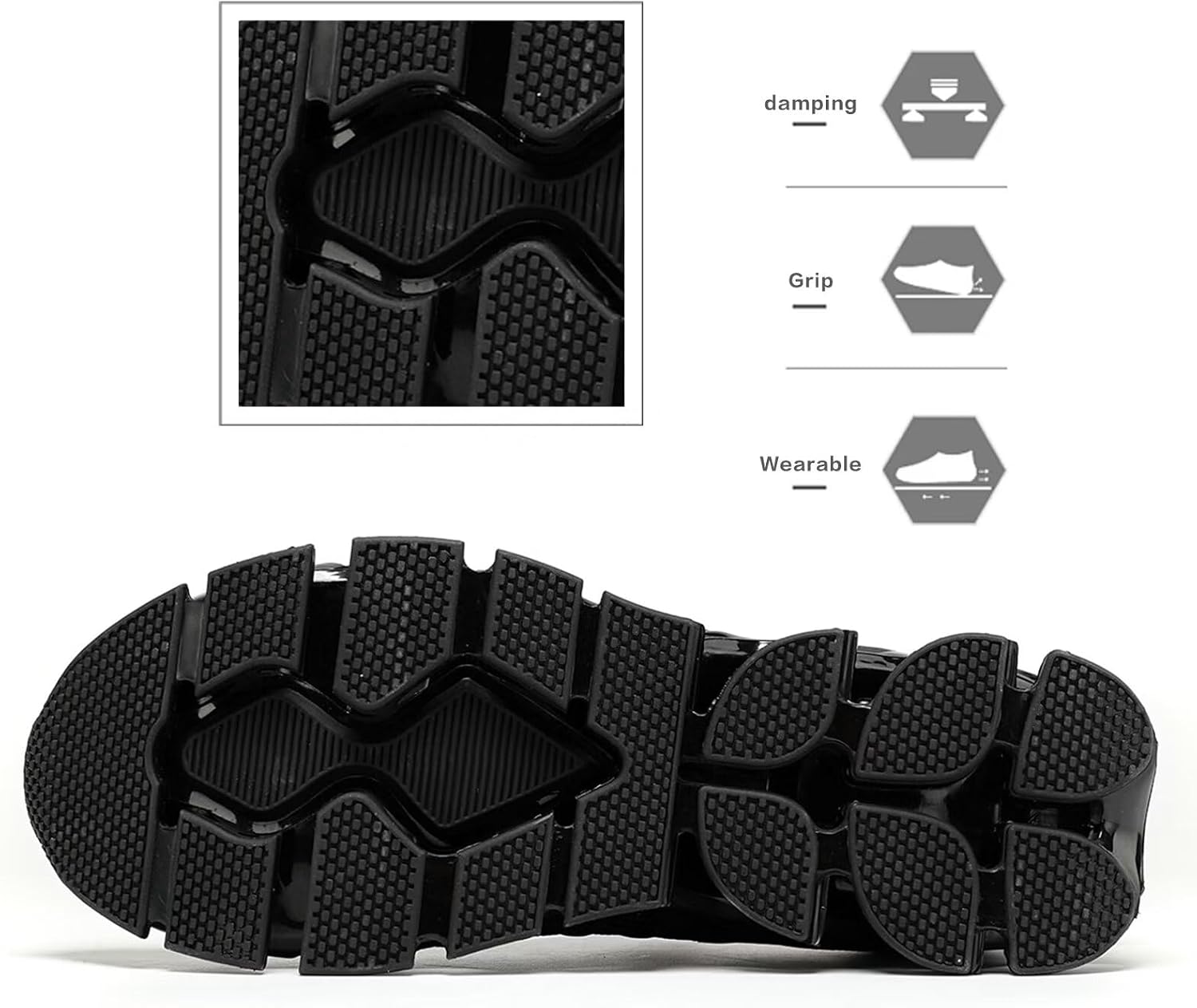 Mens Running Shoes Mesh Breathable Trail Runners Fashion Sport Blade Walking Tennis Sneakers - Image 4