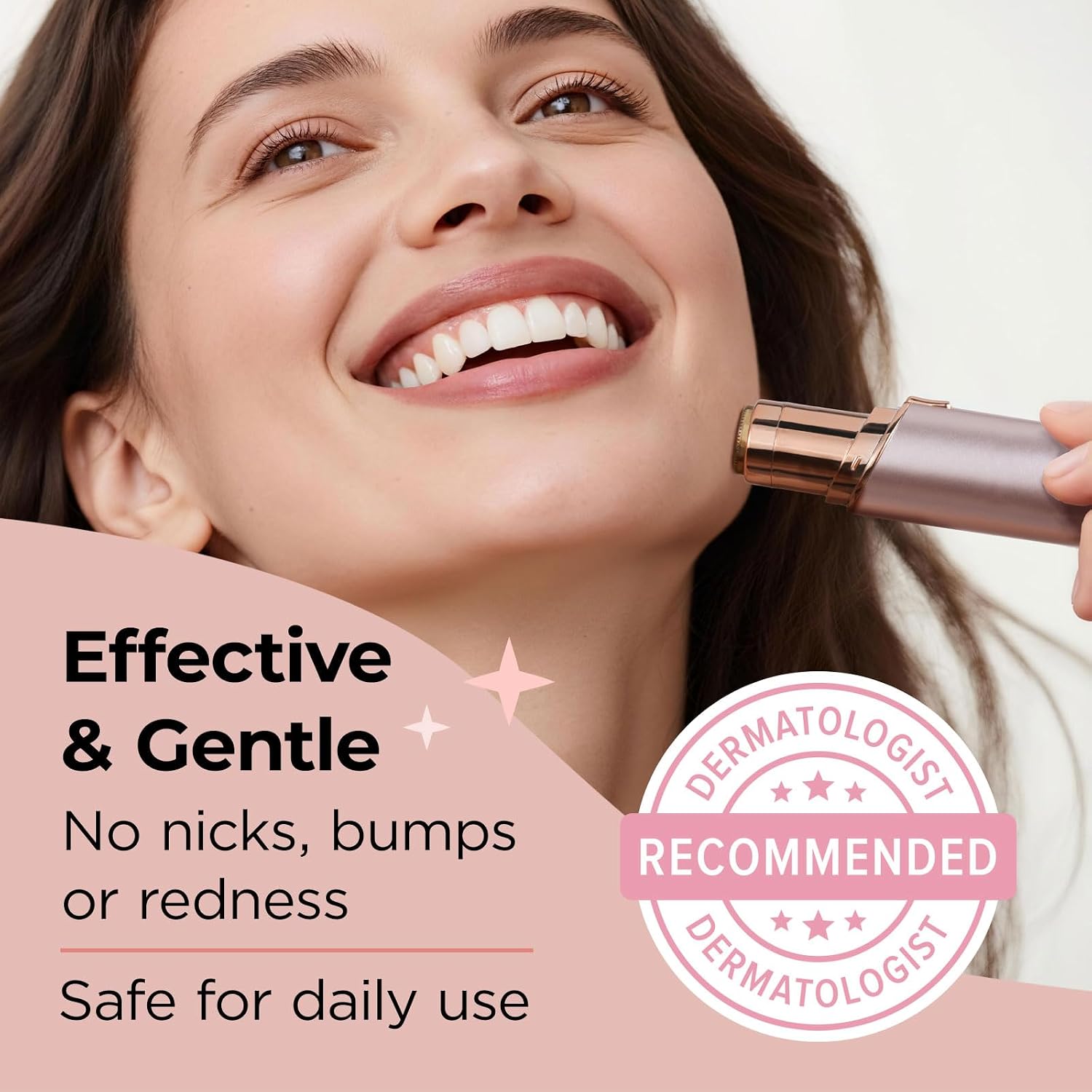 Facial Hair Removal for Women - as Seen on TV Painless Face Shaver - Image 2