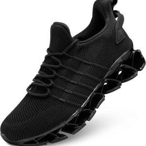 Mens Running Shoes Mesh Breathable Trail Runners Fashion Sport Blade Walking Tennis Sneakers