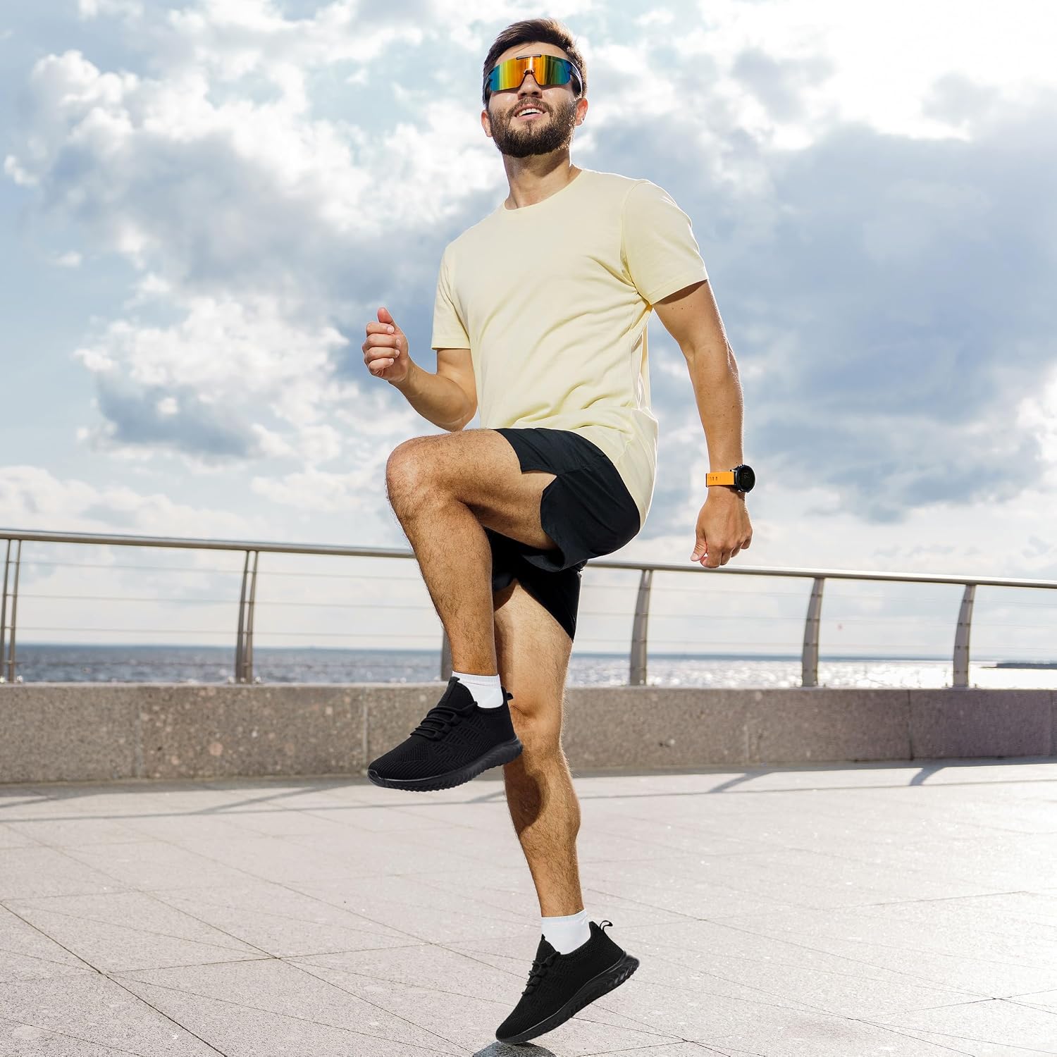 Mens Running Shoes Tennis Shoes Walking Gym Sneakers Non Slip - Image 2