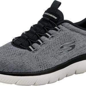 Skechers Men's Summits Louvin Sneaker | Casual, Memory Foam, Machine Washable, Bungee Slip-On