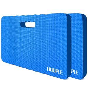 HOOPLE 2 Pack Extra Thick Kneeling Pad, Large Foam Kneeling Cushion for Gardening, Bathing, Exercise, Yoga & Garage Work, Waterproof Comfort Knee Mat, Durable Outdoor Garden Kneeler 17.5 x 11 x 1 Inch