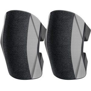 Garden Knee Pads for Men and Women, Lightweight Waterproof KneePads for Gardening, Anti Slip Leather Foam Padding Kneeling Pads for Flooring and Carpet Cleaning, House work, Gardening Maintain, Knee Protector,Gray