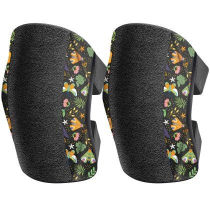 Garden Knee Pads for Women, Lightweight Waterproof KneePads for Gardening, Anti Slip Leather Foam Padding Kneeling Pads for Flooring and Carpet Cleaning, House work, Gardening Maintain, Knee Protector, Butterfly