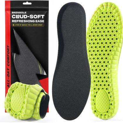 4D Cloud Anti Fatigue Memory Foam Shoe Inserts Men Women, Cushion Insoles
