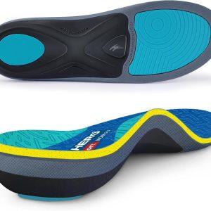 WalkHero Work Insoles for Standing All Day, Arch Support Insoles Men Women