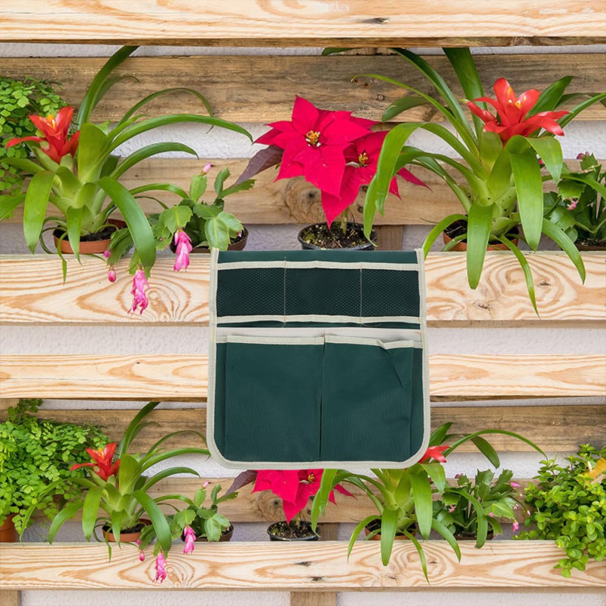 Garden Tool Storage Bag with Side Pockets 2pcs for Kneeler Seat - Image 5