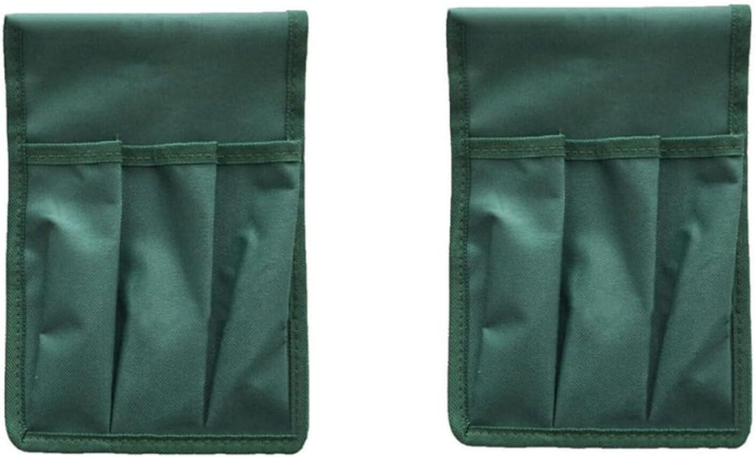 2pc Garden Kneeler Seat Tool Bag, Oxford Cloth Multi-pocket Organizer