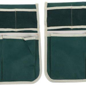 2pcs Garden Tool Storage Bags with Side Pockets and Straps