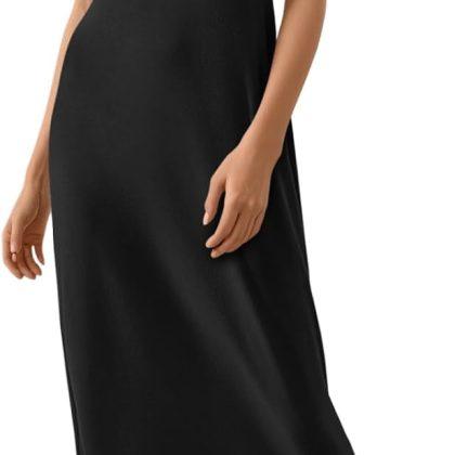 Wenrine Women’s Short Sleeve T-Shirt Dress Summer Casual Long Midi Dresses