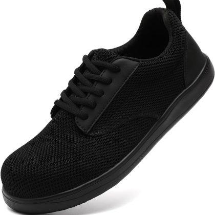 Steel Toe Shoes for Men Work Safety Non Slip Indestructible Resistant Sneakers Puncture Proof Trainers Suitable Shoes for Storehouse Construction Ergonomic Design Durable Soft Sole