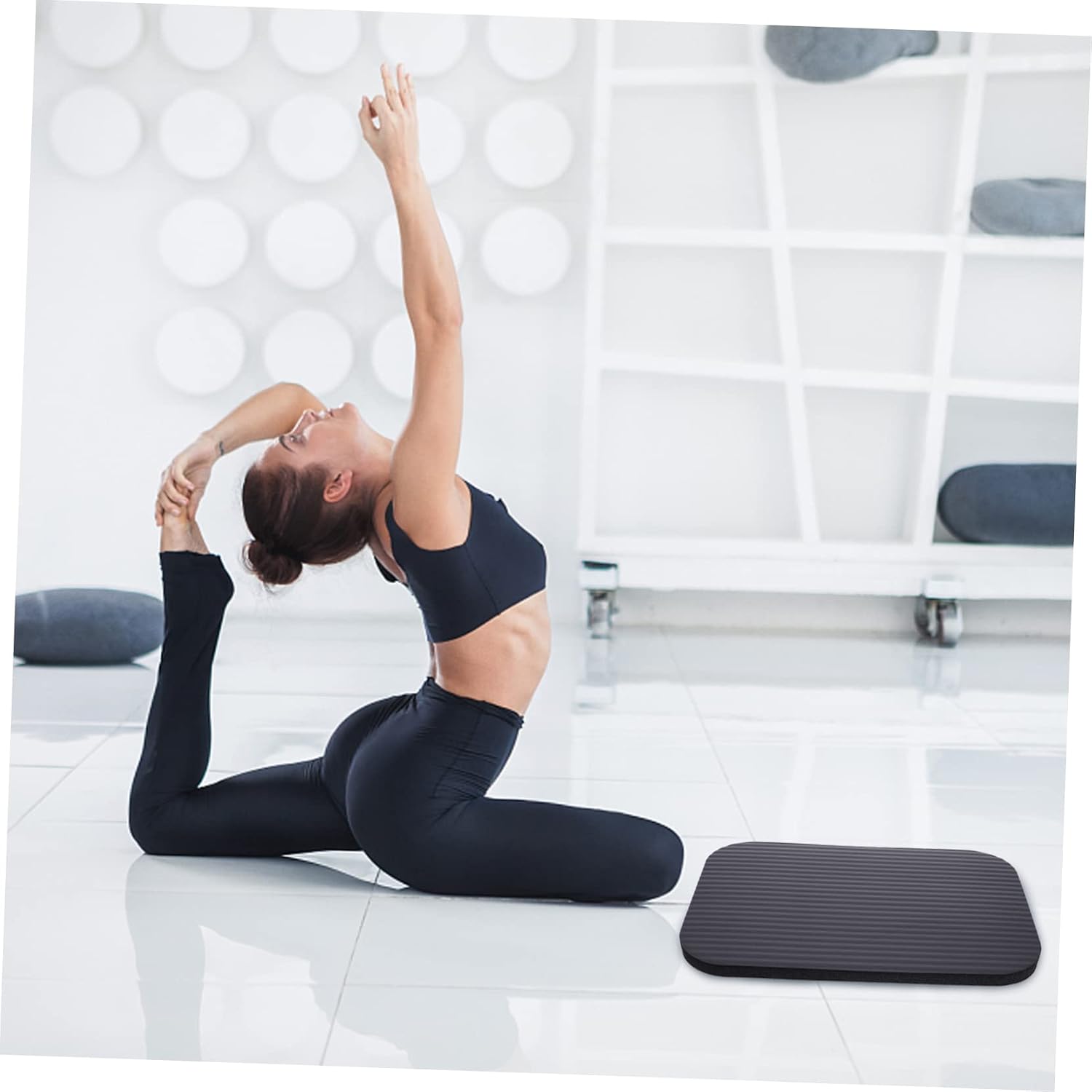 Sosoport 2pcs Comfort Kneeling Mat Garden Kneeler Cushion for Yoga Camping and Housework Activities Nbr Material and Knee - Image 8