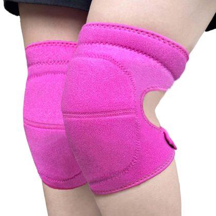 Women Knee Pads for Garden Work, Waterproof Foam Padding, Pink L (1 Pair)