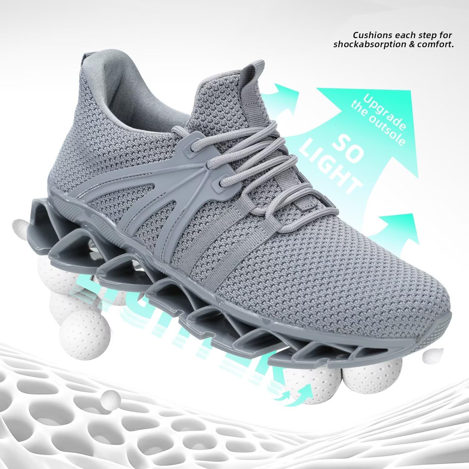 Mens Walking Shoes Blade Tennis Casual Fashion Running Sneakers Comfort Non Slip Workout Sport Athletic Trainers - Image 5