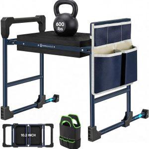 Garden Kneeler and Seat, Heavy Duty Foldable w/Soft Kneeling Pad