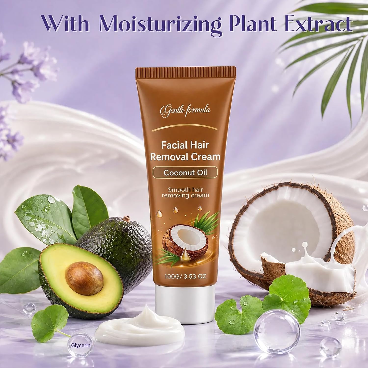 Facial Hair Removal Cream for Women, 2PCS - Image 4